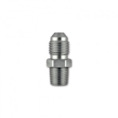 HEL Stainless Steel -4 AN Male to 1/8" NPT Male Straight Adapter